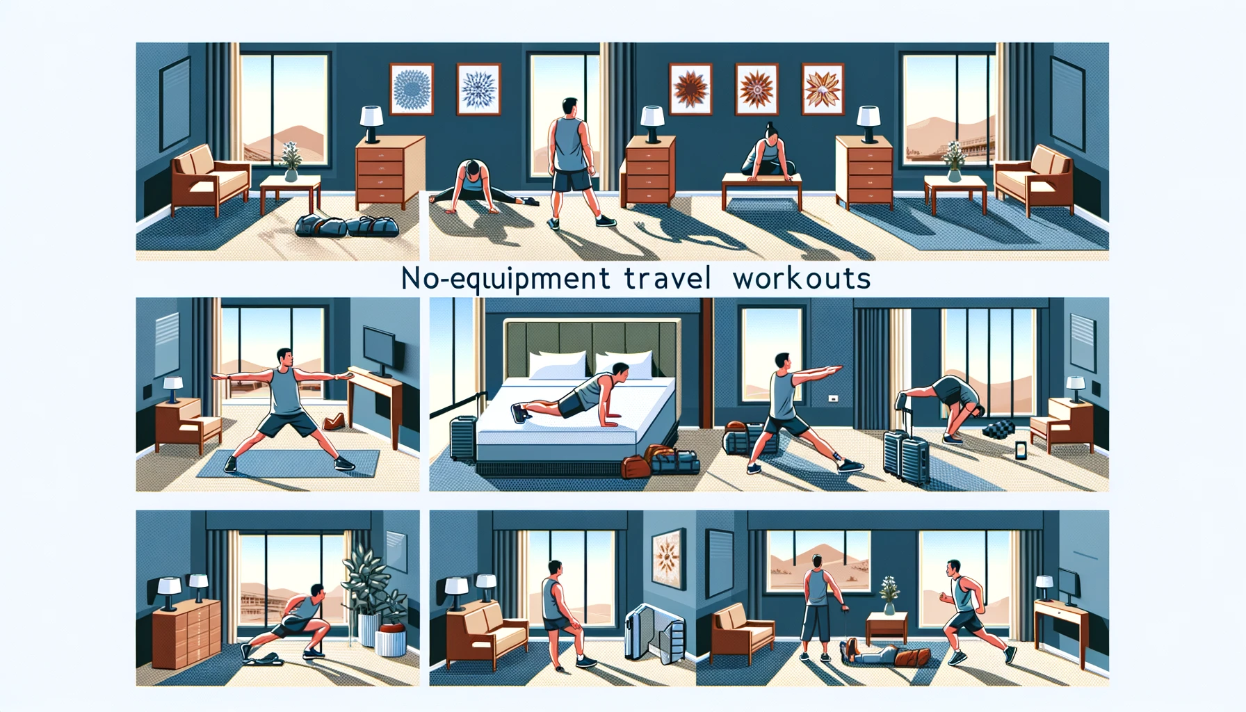 Stay Fit on the Go: No-Equipment Travel Workouts